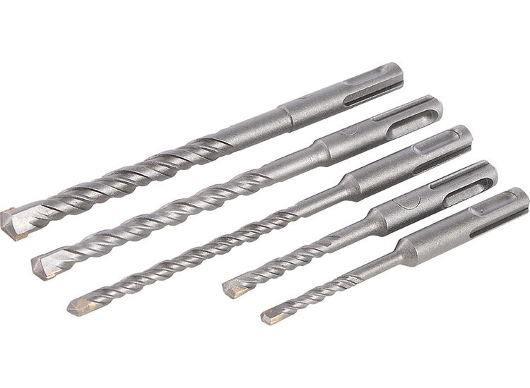 Silverline SDS Plus Masonry Drill Bit Set 5pce 5pce