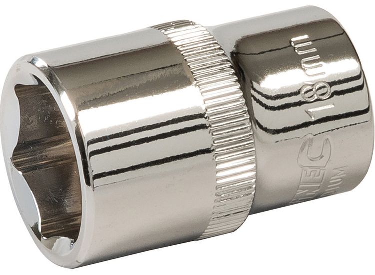 Silverline Socket 1/2" Drive 6pt Metric 18mm