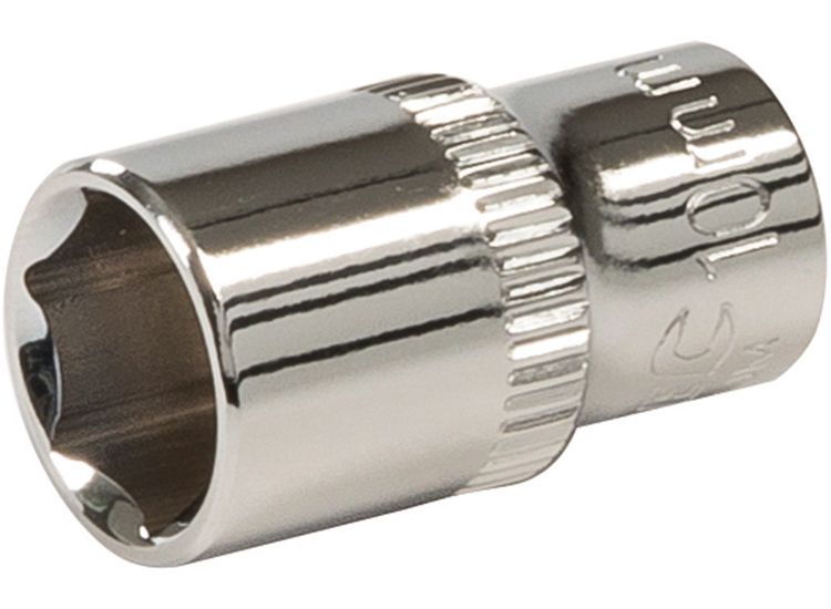 Silverline Socket 1/4" Drive 6pt Metric 10mm