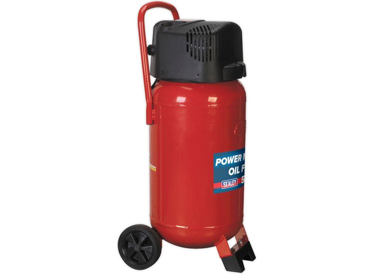 Sealey SAC05020 Compressor 50ltr Belt Drive 2hp Oil Free