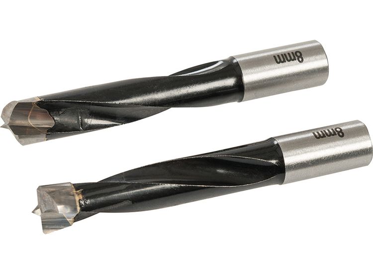 Triton Dowel Jointer Bits 8mm 2pk TDJDB8