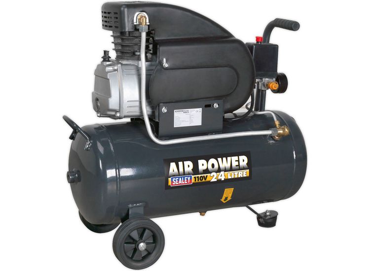 Sealey SAC2420E110V Compressor 24ltr Direct Drive 2hp 110V