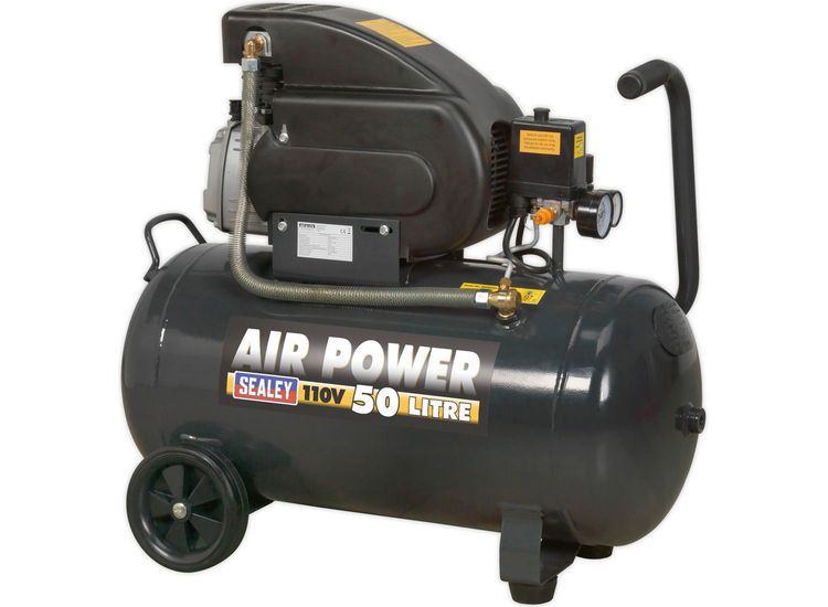 Sealey SAC5020E110V Compressor 50ltr Direct Drive 2hp 110V