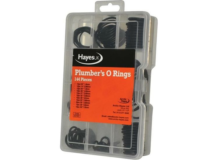 Arctic Hayes Plumber's O-Ring Kit, 144 Piece