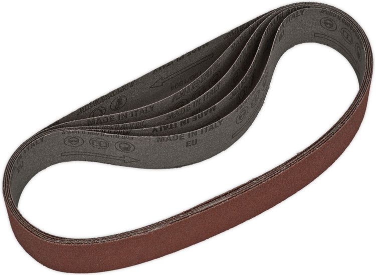 Sealey SB0011 Sanding Belt 30 x 540mm 80Grit Pack of 5
