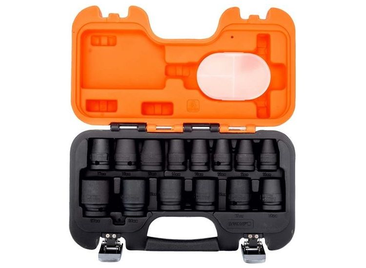 Bahco D/S14 1/2in Drive Impact Socket Set, 14 Piece