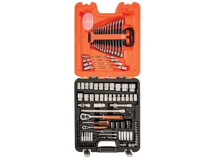 Bahco S106 1/4in &amp;1/2in DriveSocket &amp; Spanner Set, 106 Piece