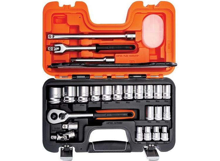 Bahco S240 1/2in Drive Socket Set, 24 Piece