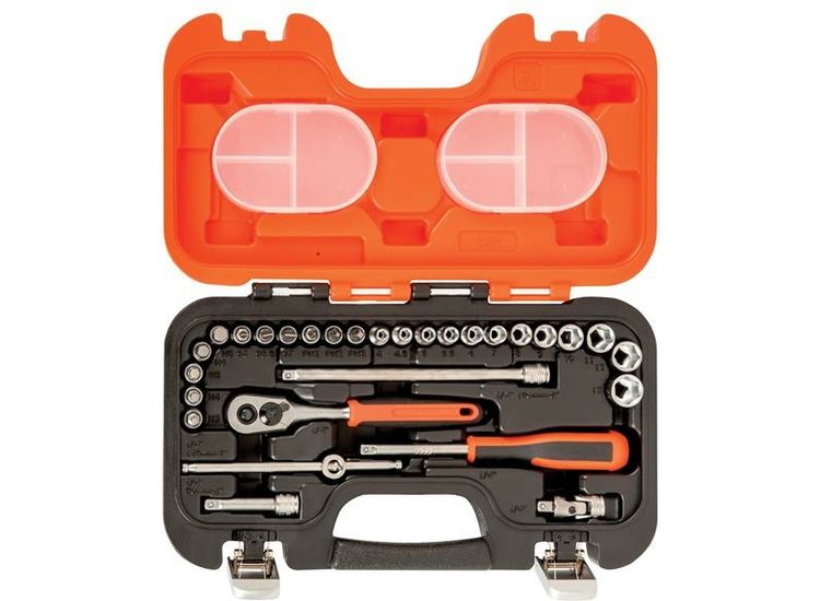 Bahco S290 1/4in Drive Socket Set, 29 Piece