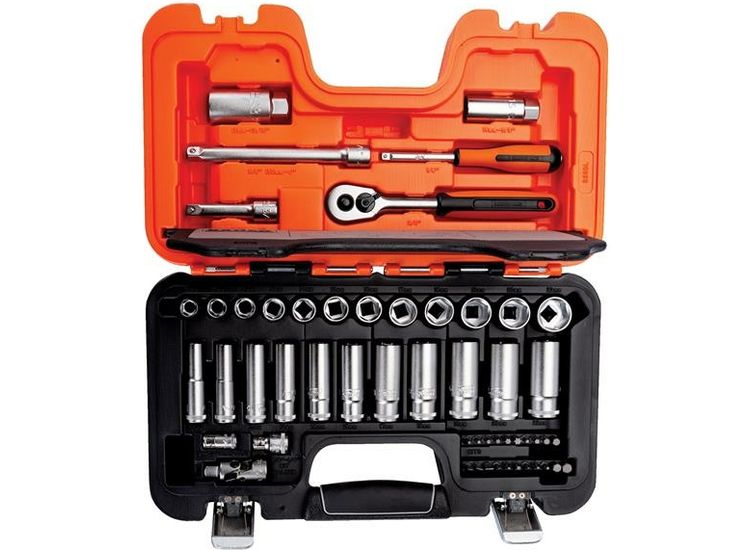 Bahco S330L 3/8in Deep Drive Socket Set, 53 Piece
