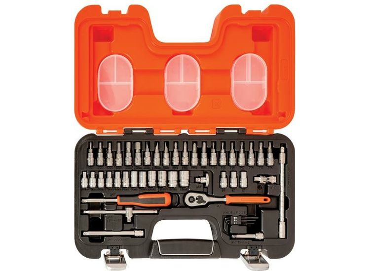 Bahco S460 1/4in Drive Socket Set, 46 Piece