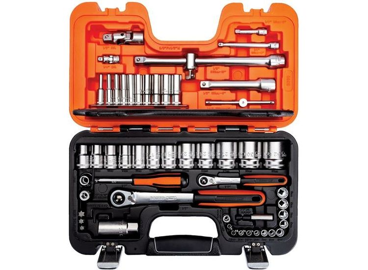 Bahco S560 1/4 &amp; 1/2in Drive Socket Set, 56 Piece