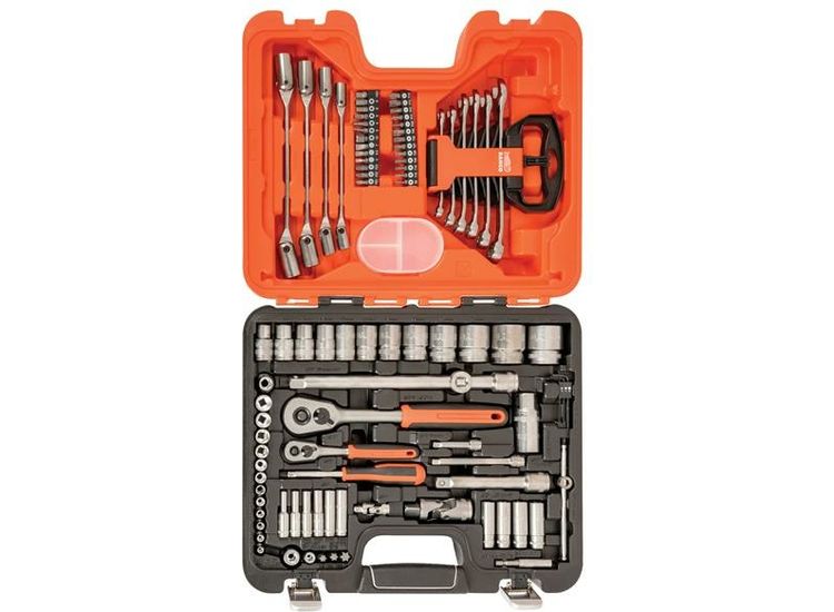 Bahco S910 1/4 &amp; 1/2in Drive Socket &amp; Spanner Set, 92 Piece