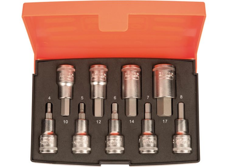 Bahco S9HEX 1/2in Drive Socket Set, 9 Piece
