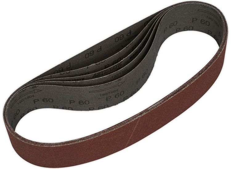 Sealey SB006 Sanding Belt 50 x 686mm 60Grit Pack of 5