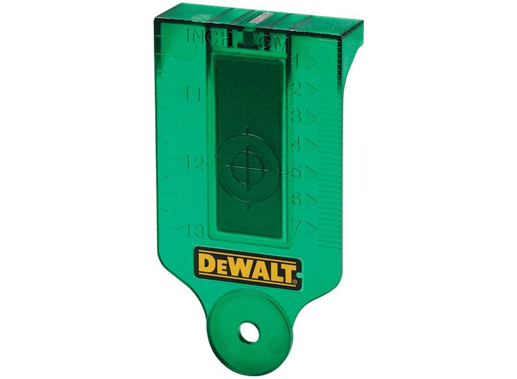 DEWALT DE0730G Green Laser Target Card