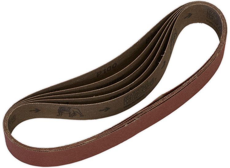 Sealey SB008 Sanding Belt 30 x 540mm 100Grit Pack of 5
