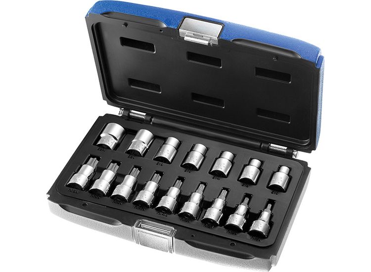 Expert 1/2in Drive TORX Socket Set, 16 Piece