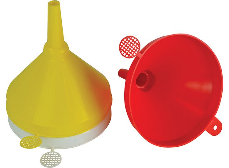 Faithfull Plastic Funnel 150mm Set, 3 Piece