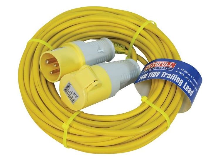 Faithfull Power Plus Trailing Lead