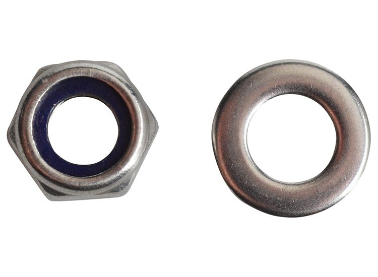 ForgeFix Hexagonal Nuts with Nylon Inserts, S/S