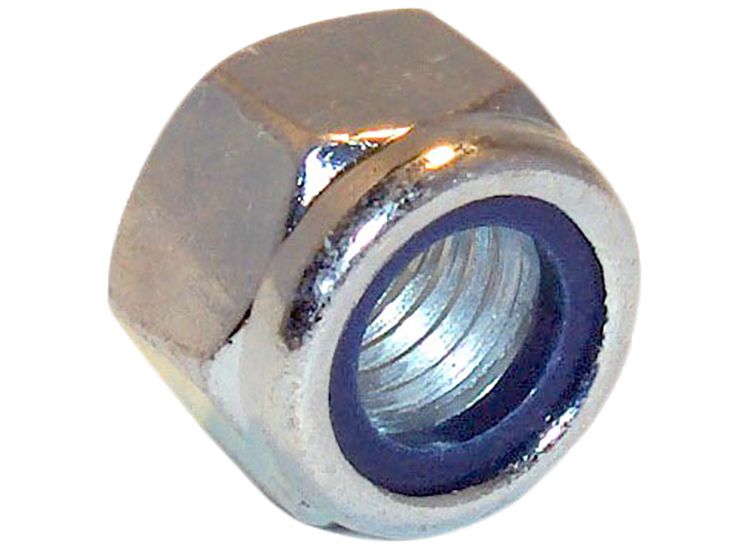 ForgeFix Hexagonal Nuts with Nylon Inserts, ZP