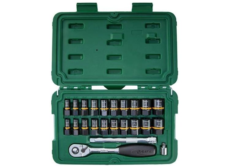 SATA Tools 1/4in &amp; 3/8in BoltBiter Set, 23 Piece