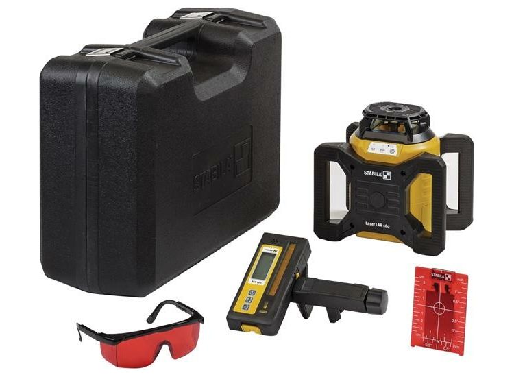 Stabila LAR 160 Rotation Laser Set, 5 Piece