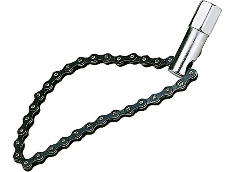 Teng 9120 Oil Filter Wrench chain strap 120mm Cap 1/2in Drive