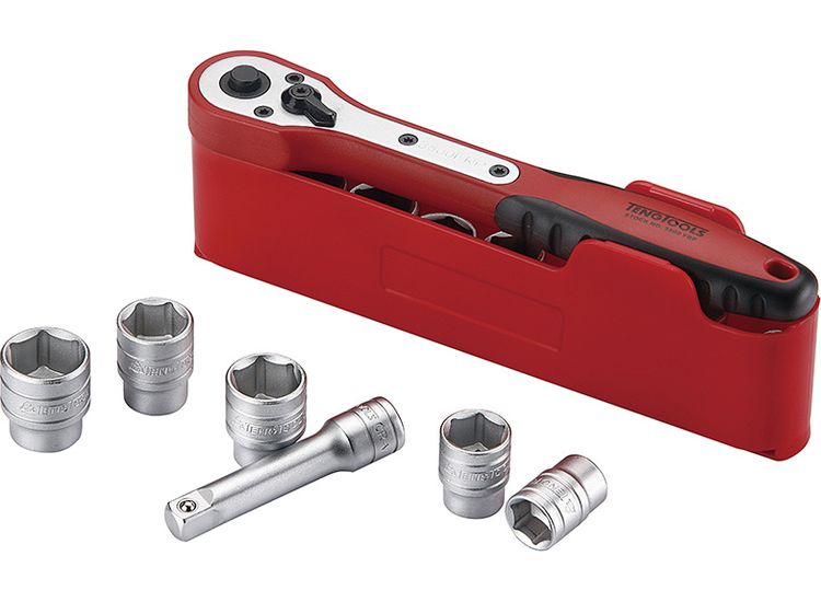 Teng M1413N1 Basic Socket Set of 13 1/4in Drive
