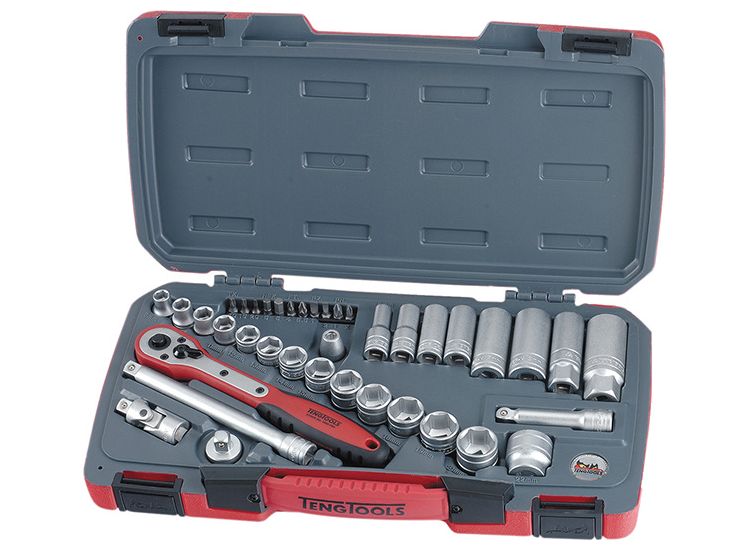 Teng T3839 Socket Set of 39 Metric 3/8in Drive