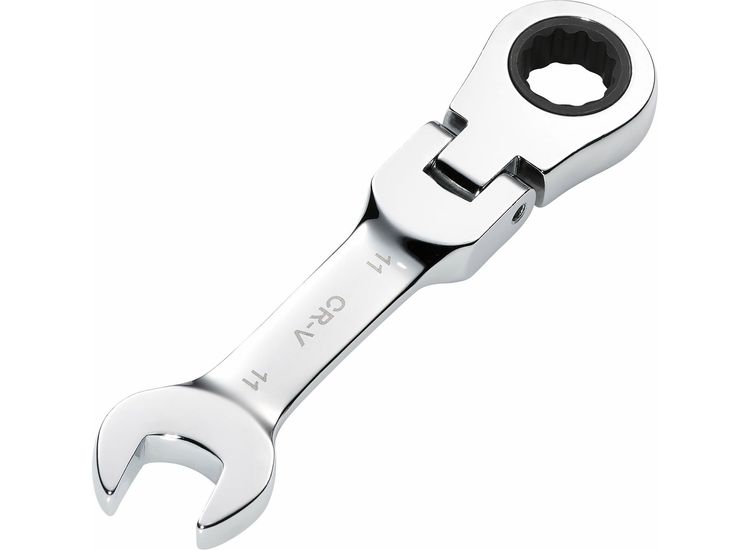 Draper 27966 Draper HI-TORQ&amp;#174; Metric Stubby Flexible Head Ratchet Combination Spanner, 11mm