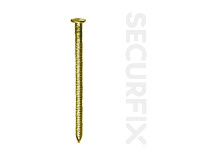 Securfix Trade Tubs T10741X Annular Ring Nails Gold 40mm