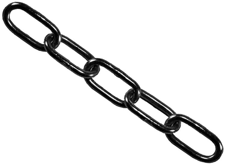 Faithfull Black Japanned Chain