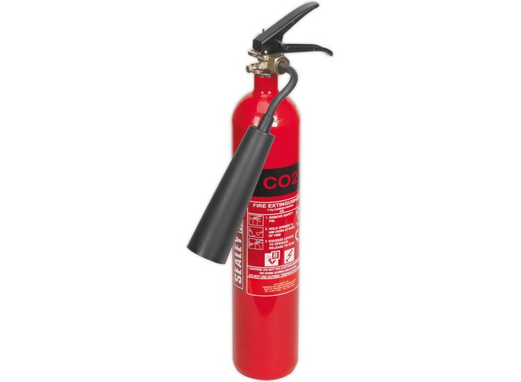 Sealey SCDE02 Fire Extinguisher 2kg Carbon Dioxide