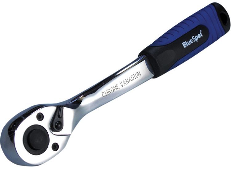 BlueSpot Tools Soft Grip Ratchet 72 Teeth 3/8in Drive