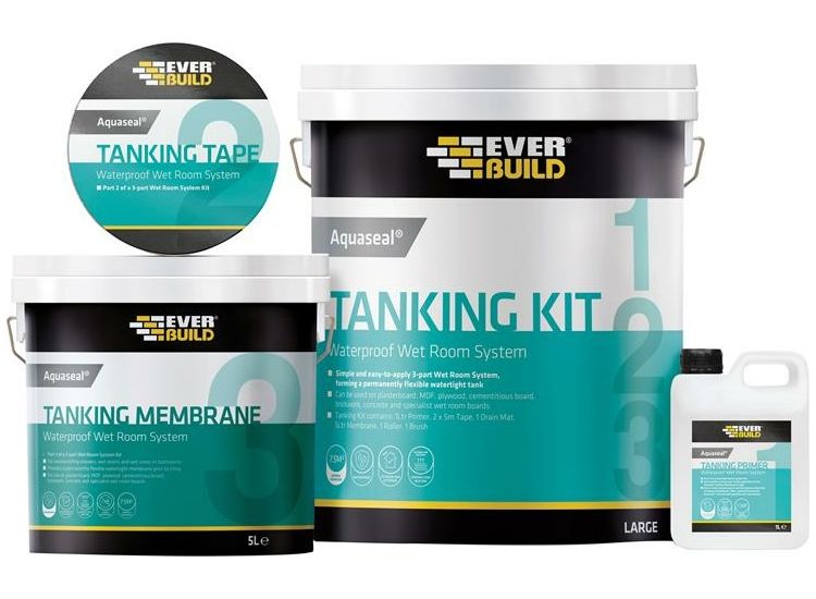 Everbuild Aquaseal Wet Room System Kit