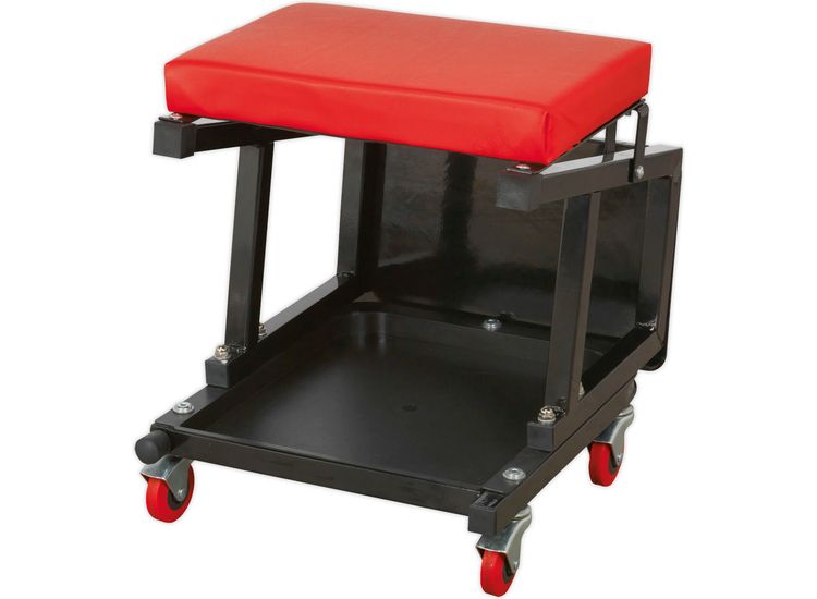 Sealey SCR16 Mechanic's Utility Seat &amp; Step Stool