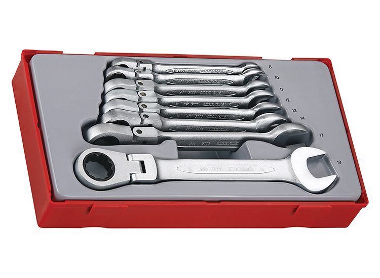 Teng TT6508RF Flexible Ratchet Spanner Set, 8 Piece