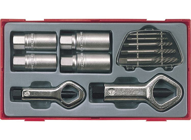 Teng TTSN11 Stud &amp; Nut Remover Set, 11 Piece