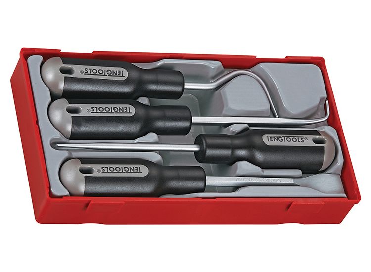 Teng TTSR04 Scraper Set, 4 Piece