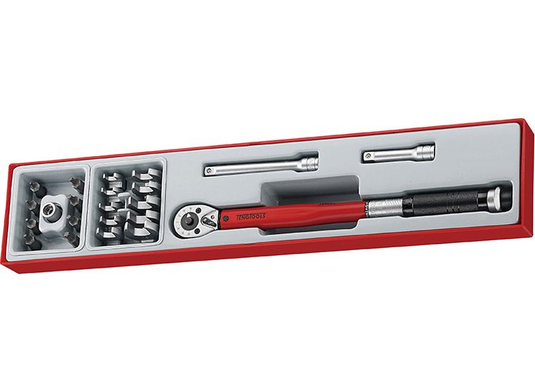 Teng TTX3892 Torque Wrench Set, 22 Piece - 3/8in Drive
