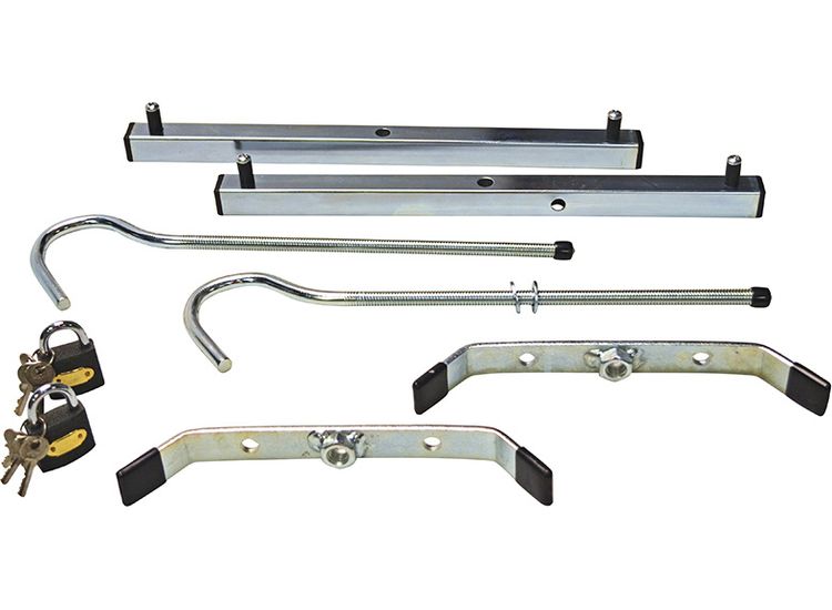 Zarges Roof Rack Clamps C/W 2 Padlocks - 1 Pair