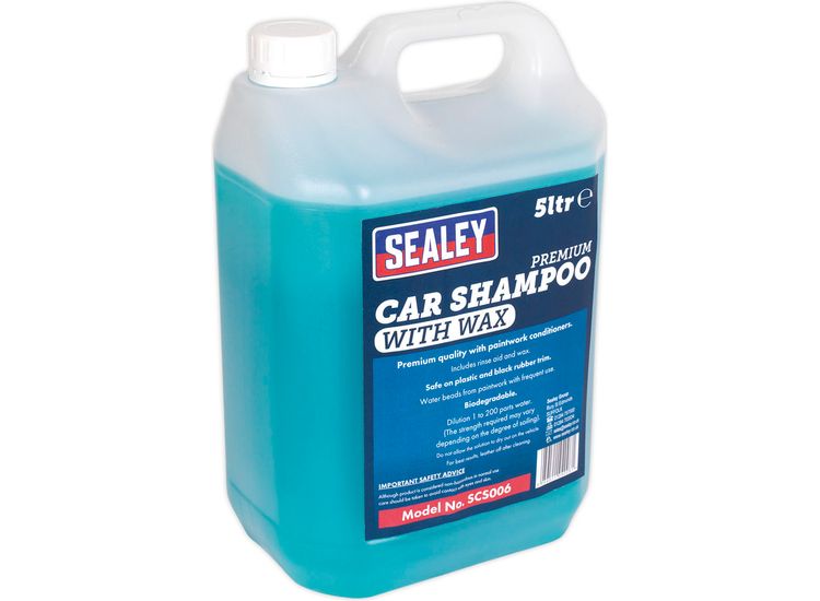 Sealey SCS006 Car Shampoo Premium with Wax 5ltr