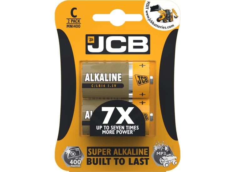 JCB S5339 Super Alkaline C Cell Batteries