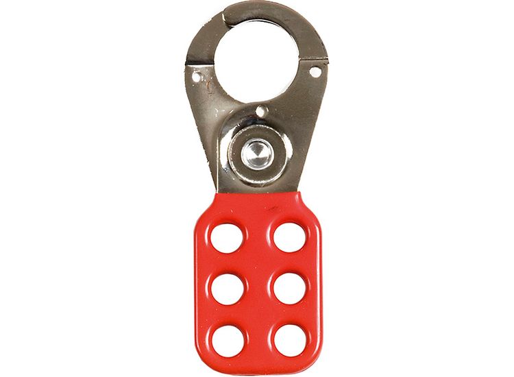 ABUS Mechanical 701 Lockout Hasp 25mm (1in) Red