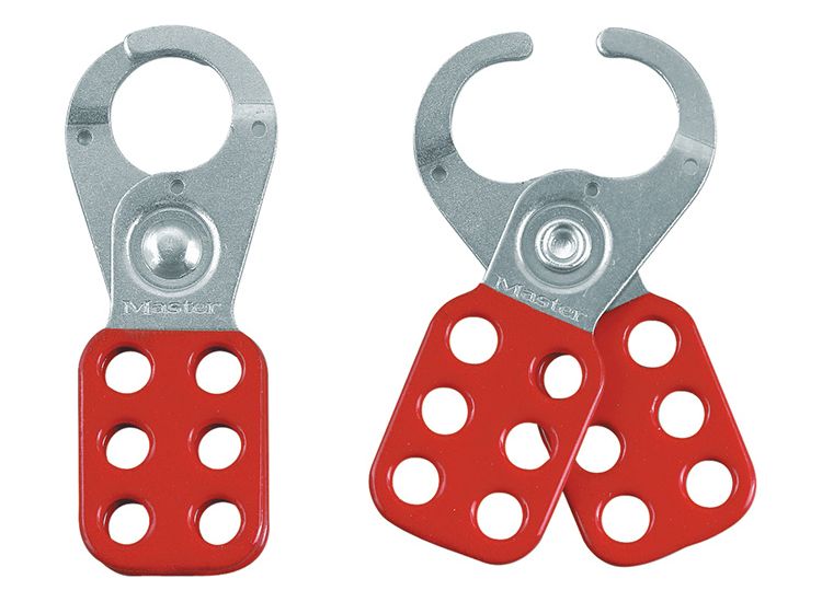 Master Lock Lockout Standard Hasp 25mm Steel Red