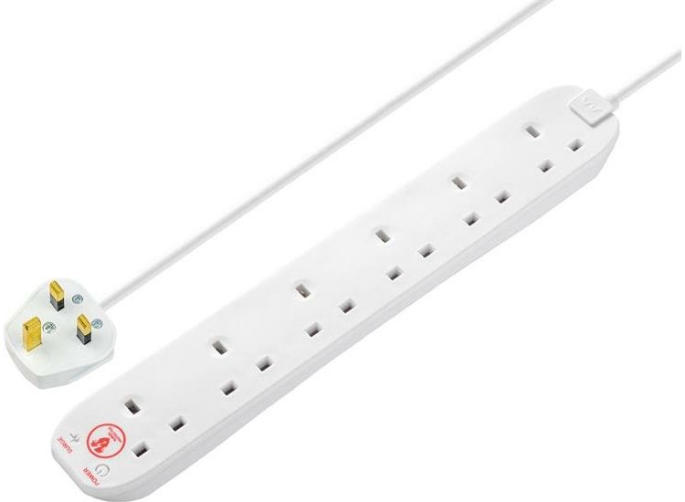 Masterplug Surge Protected Extension Lead 2m