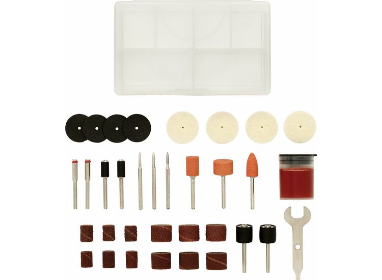 Draper 08954 Accessories Set for D20 Engraver/Grinder (32 Piece)