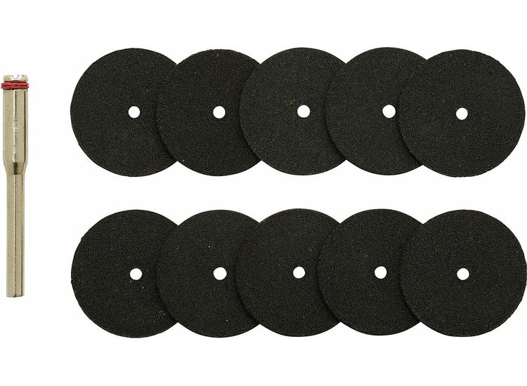 Draper 08957 Cutting Wheels and Holder for D20 Engraver/Grinder (10 Piece)